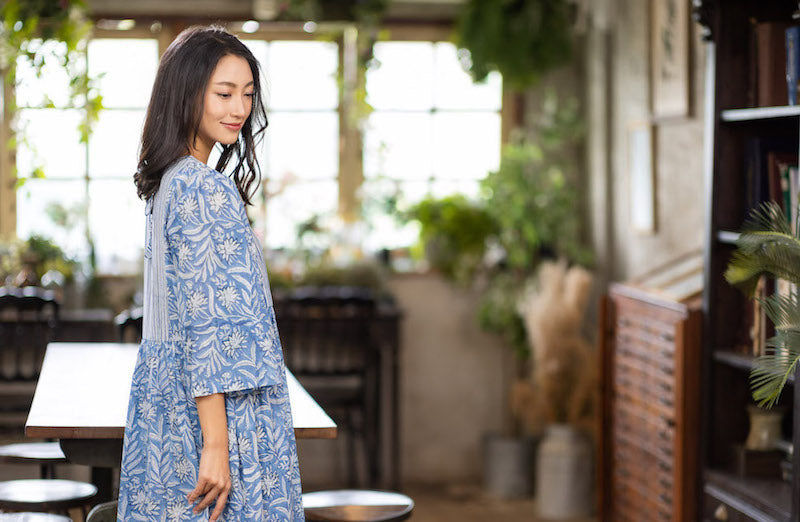 UNIQKY Cotton Flower Print  One Piece Collection 2023 LOOKBOOK