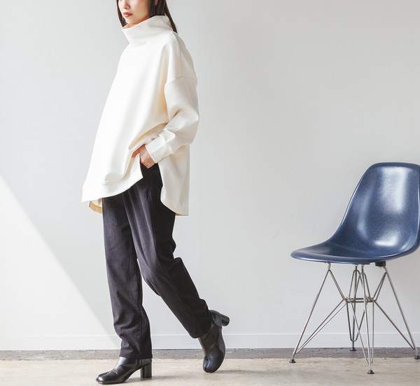 【裏起毛】ストレッチコール テーパードパンツ 2023新作 A/W