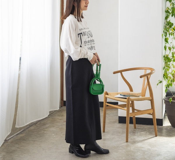 スウェットライク ニットタイトスカート 2023新作 A/W