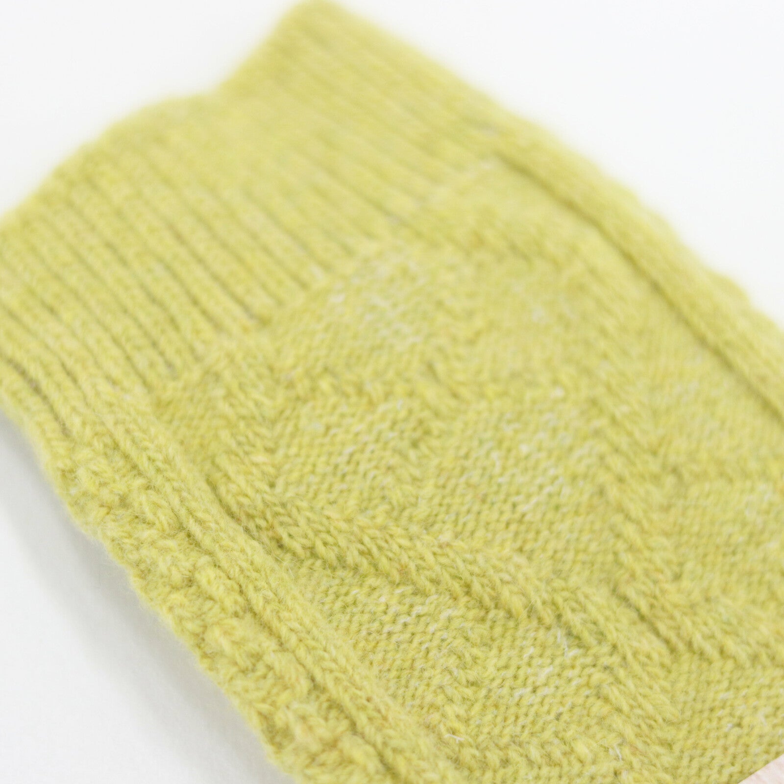 ポルトガル製ウールソックスダイヤ編み