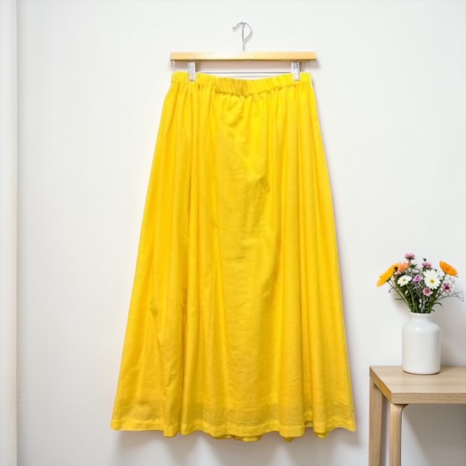 Preorder 2026 S/S. インド綿コットンボイル　タッセルフレアスカート（予約販売 5月中旬発送予定）