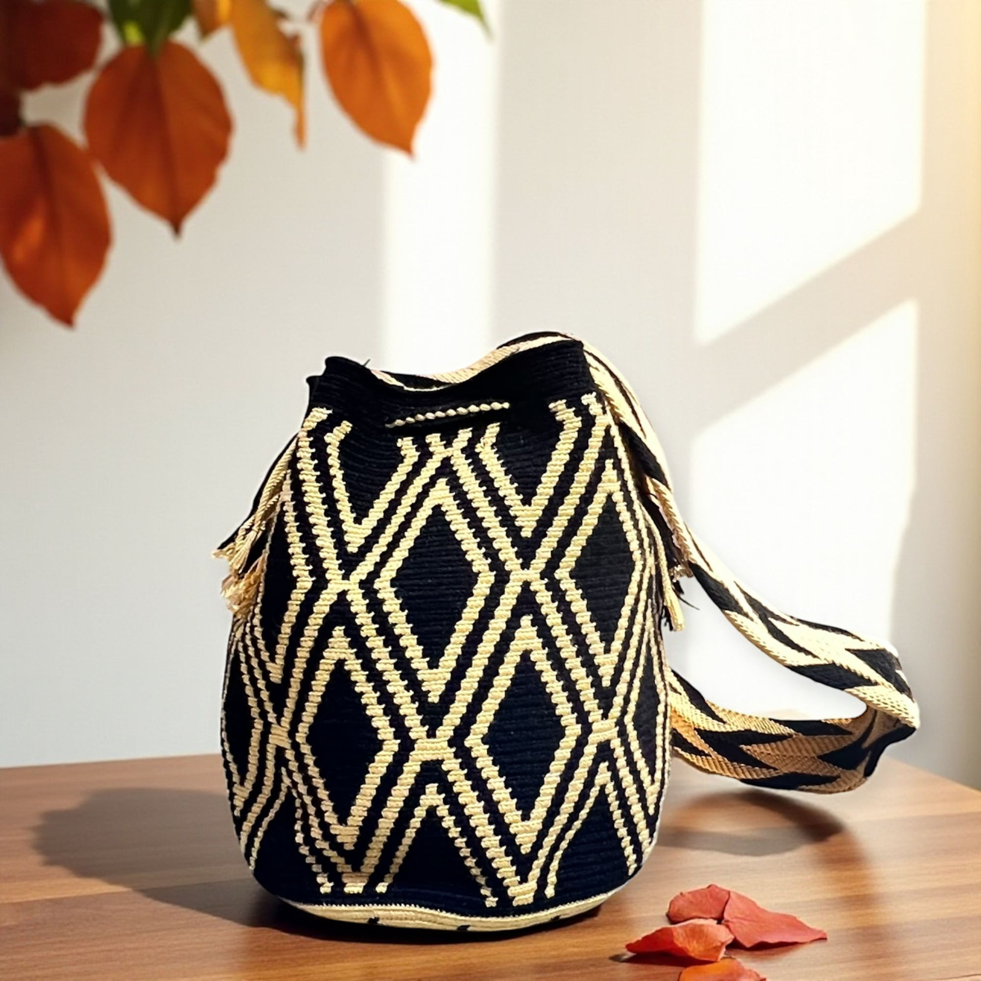 コロンビア製ワユーバッグ〈インナーポケット付き〉Wayuu Bag /L size