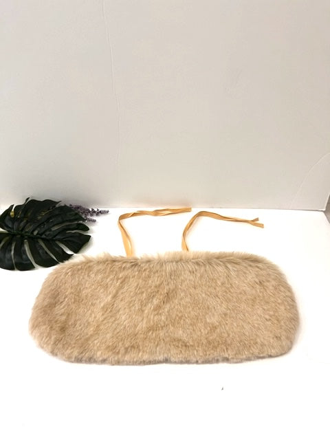 【秋冬カゴバッグ】Fur Bag Cover ファーバッグカバー L size