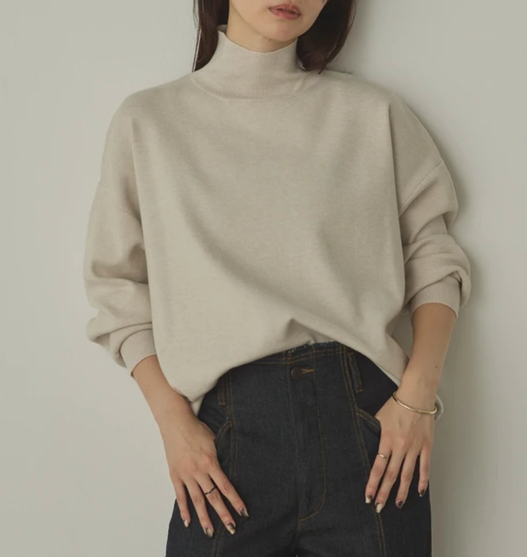 静電気防止 やわもちヤーン タートルドルマンニット 2025新作 秋冬