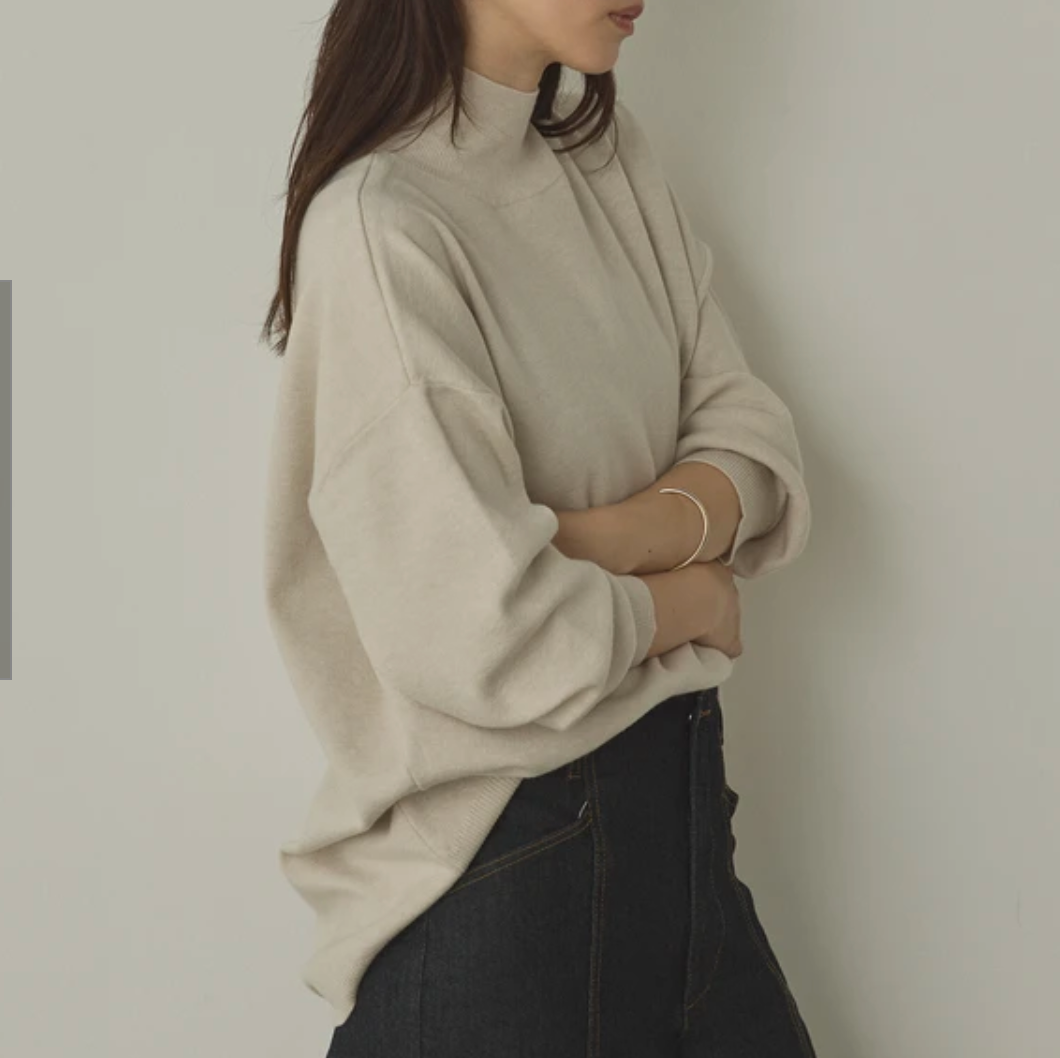 静電気防止 やわもちヤーン タートルドルマンニット 2025新作 秋冬