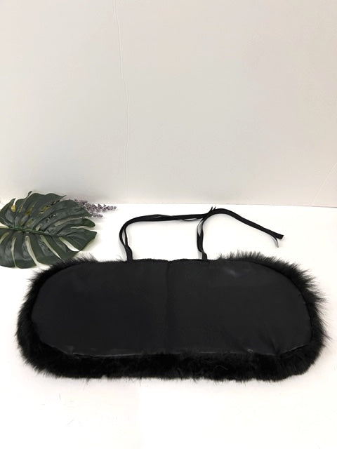 【秋冬カゴバッグ】Fur Bag Cover ファーバッグカバー L size