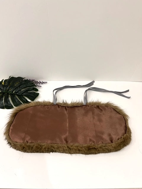 【秋冬カゴバッグ】Fur Bag Cover ファーバッグカバー L size