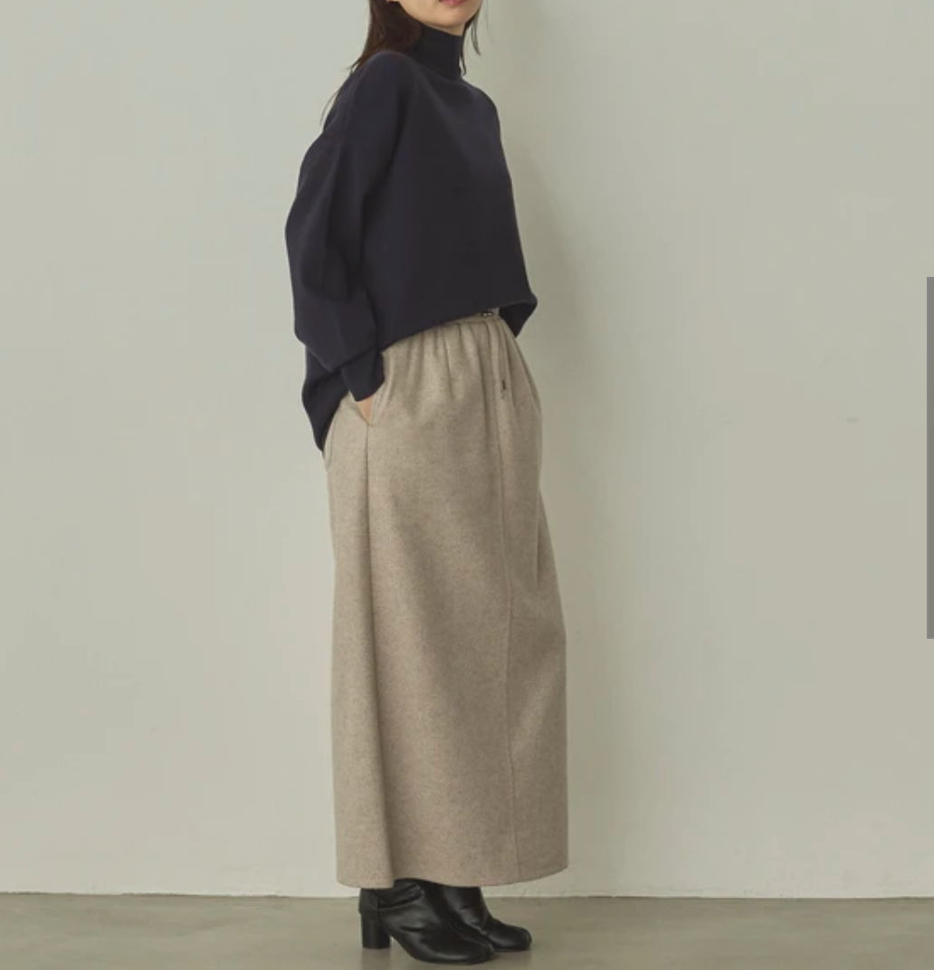 静電気防止 やわもちヤーン タートルドルマンニット 2025新作 秋冬