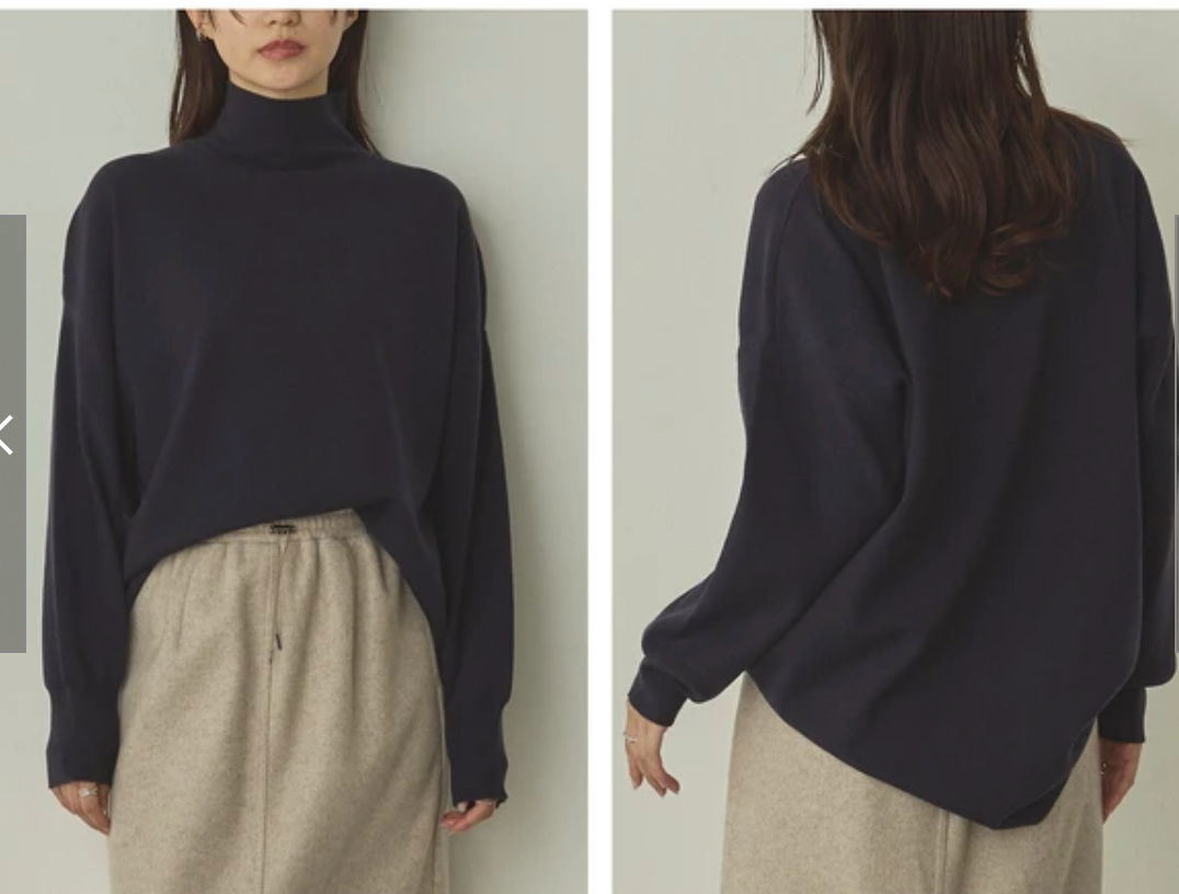 静電気防止 やわもちヤーン タートルドルマンニット 2025新作 秋冬