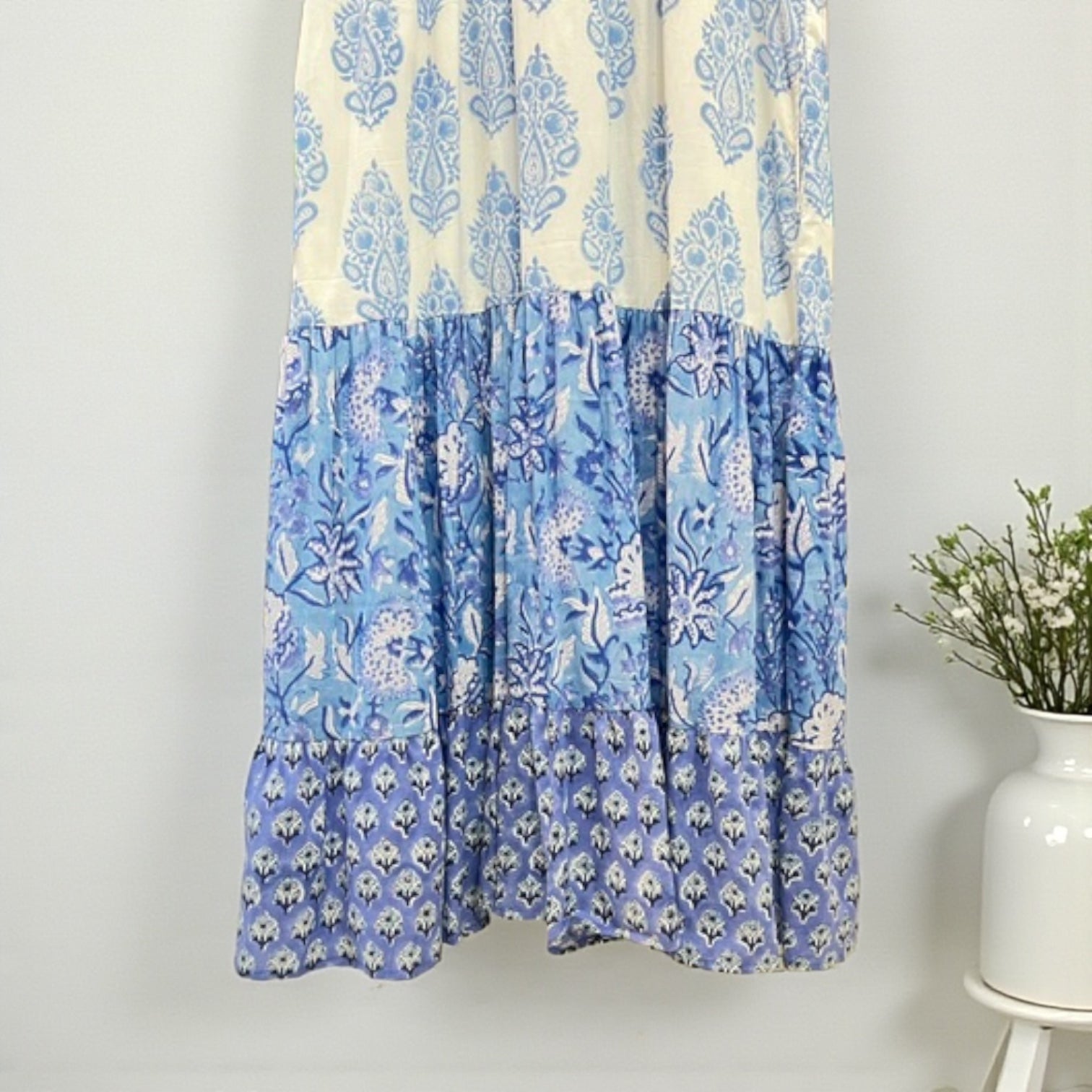 UNIQKYオリジナル インドコットンサマードレス