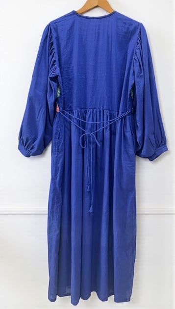 インド綿 刺繍ワンピース