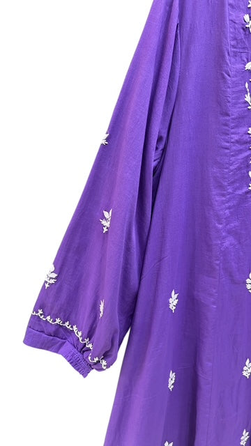 刺繍ワンピース  インド綿