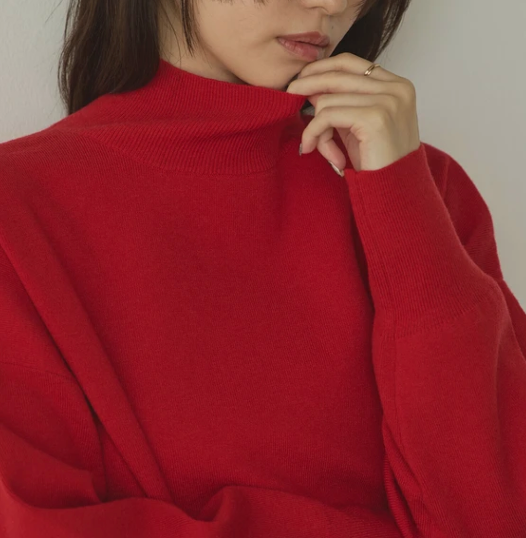 静電気防止 やわもちヤーン タートルドルマンニット 2025新作 秋冬