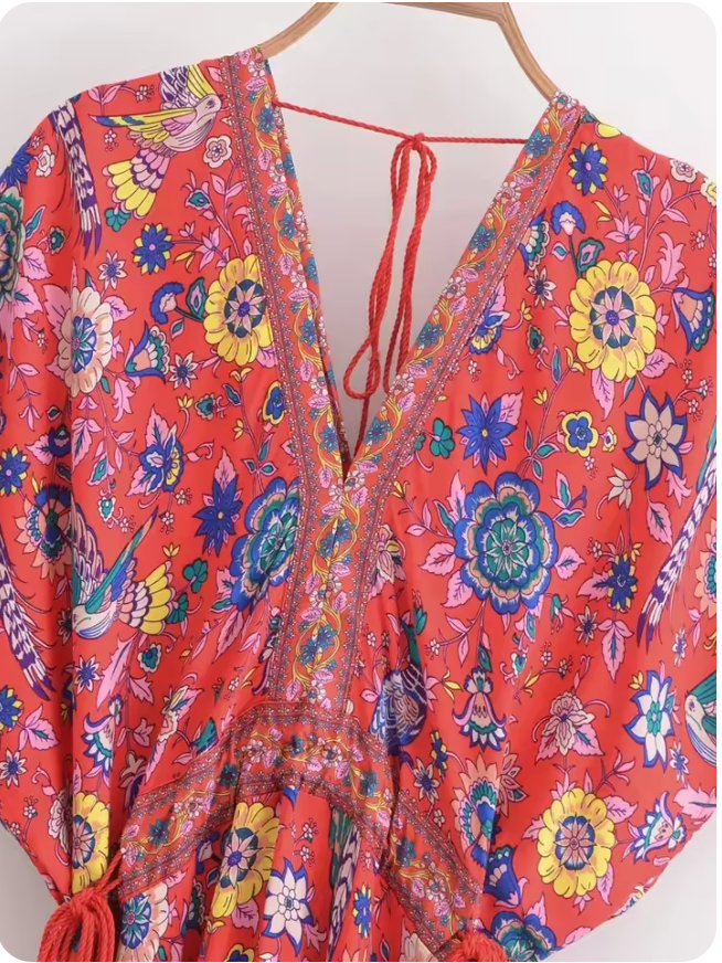 Preorder 2026 S/S フラワーリゾートワンピース （予約販売 4月末頃発送予定）