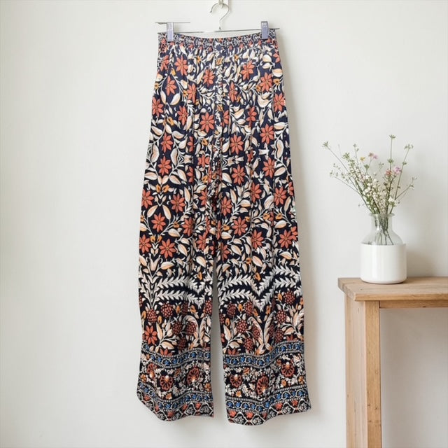 Preorder 2026 S/S リーフ柄 イージーパンツ/リラックス&リゾートパンツ（予約販売 5月中旬発送予定）