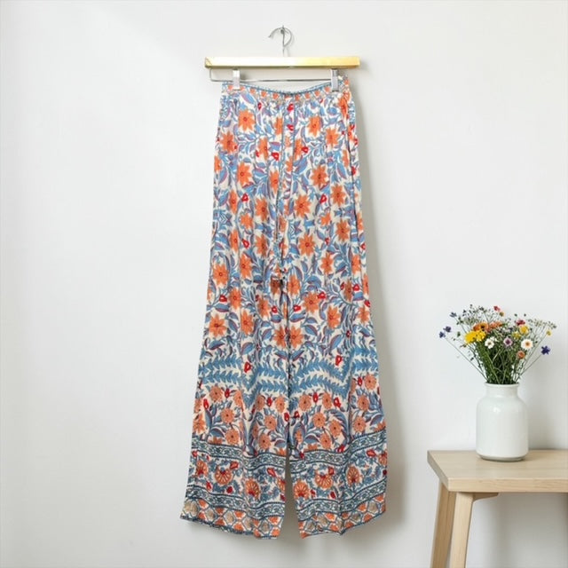 Preorder 2026 S/S リーフ柄 イージーパンツ/リラックス&リゾートパンツ（予約販売 5月中旬発送予定）