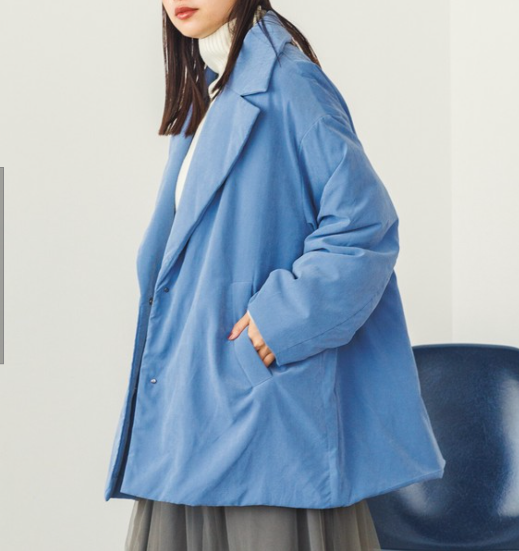 ピーチ テーラードミドルコート