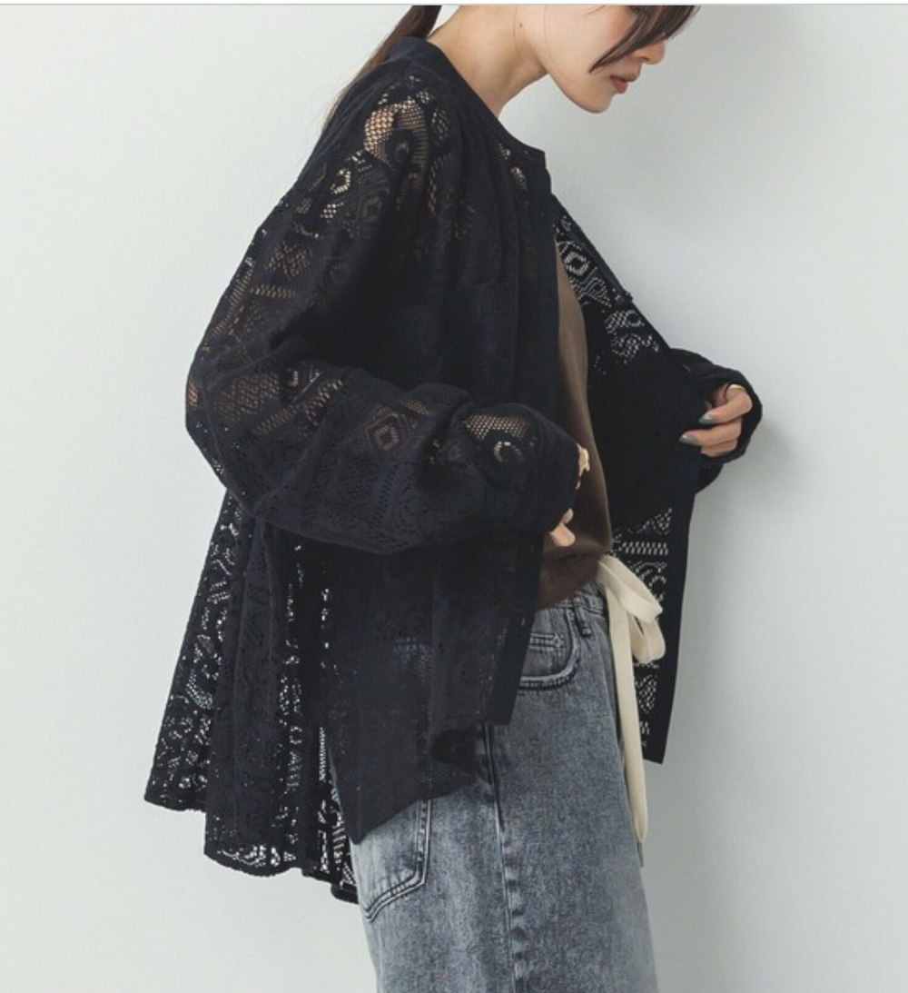 レース シャツ 2025新作 S/S インド製