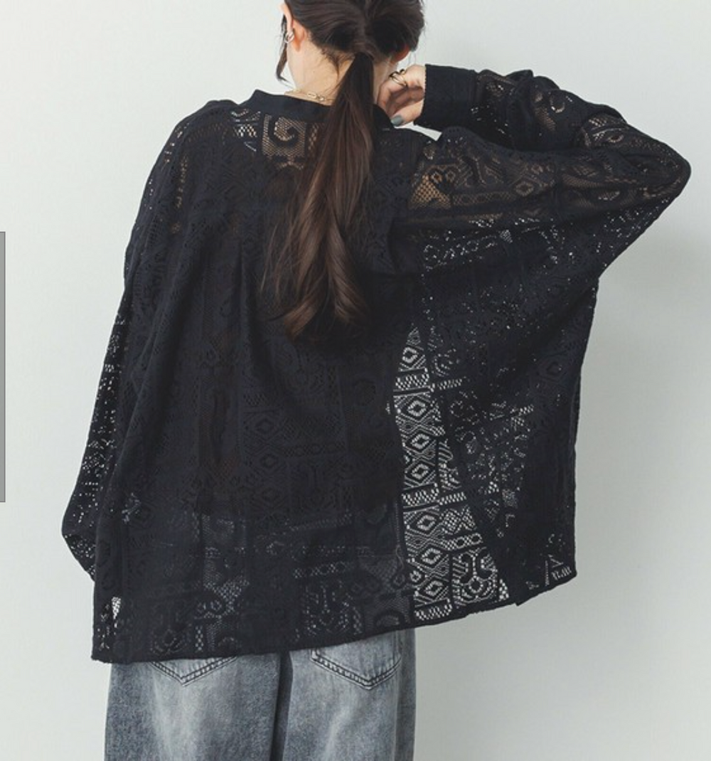 レース シャツ 2025新作 S/S インド製