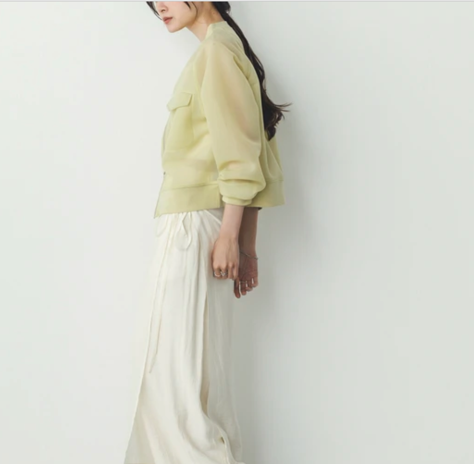 シアーダンボール ダブルジップアップ ブルゾン 2025新作 S/S