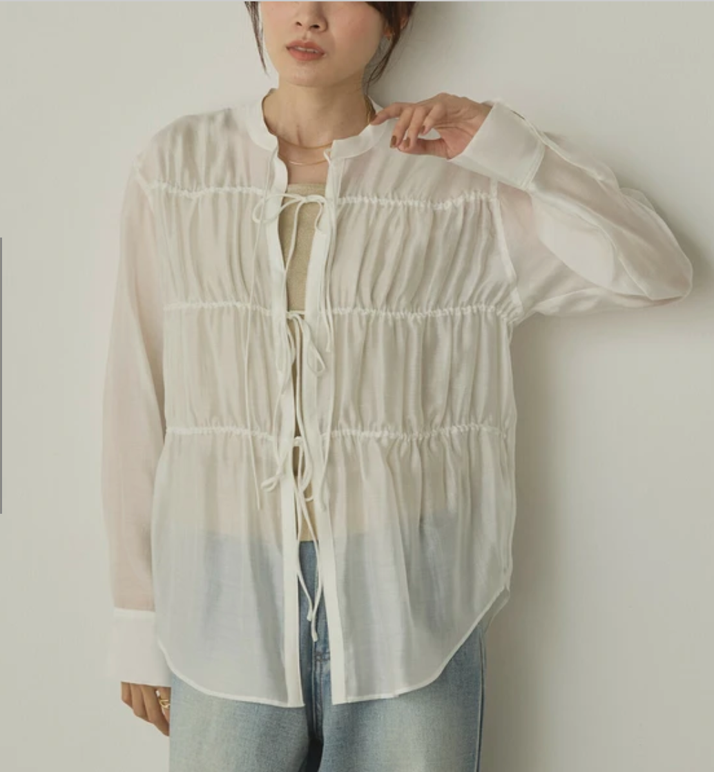 シアードビー織り シャーリングシャツ 2025新作 A/W