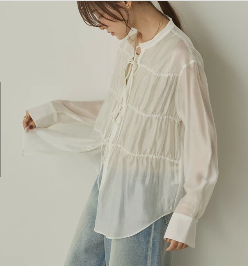 シアードビー織り シャーリングシャツ 2025新作 A/W