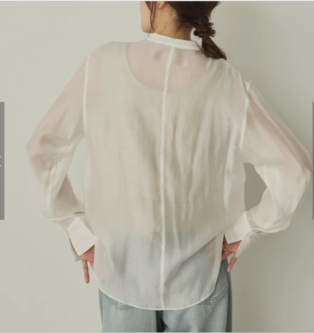 シアードビー織り シャーリングシャツ 2025新作 A/W