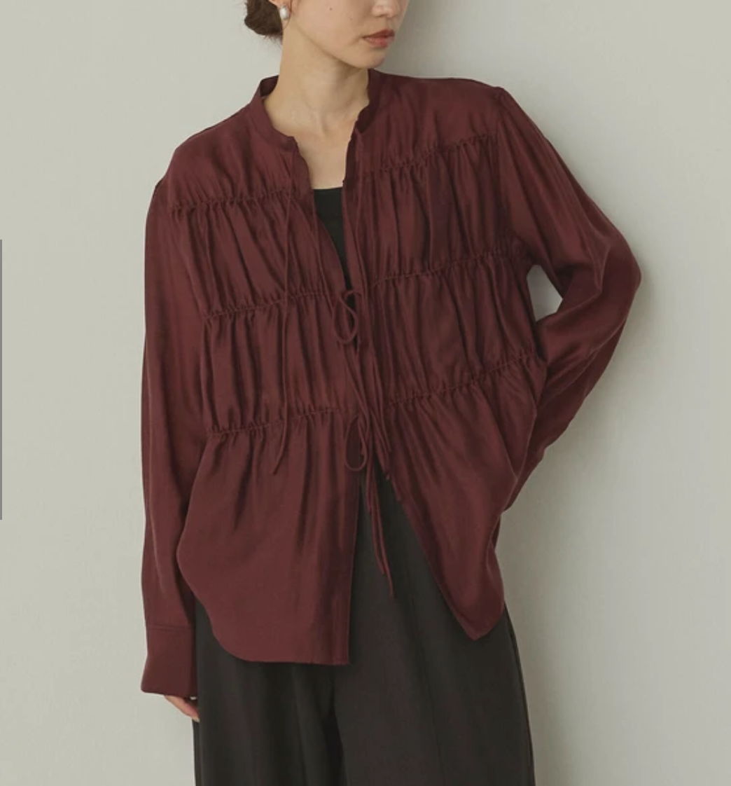 シアードビー織り シャーリングシャツ 2025新作 A/W