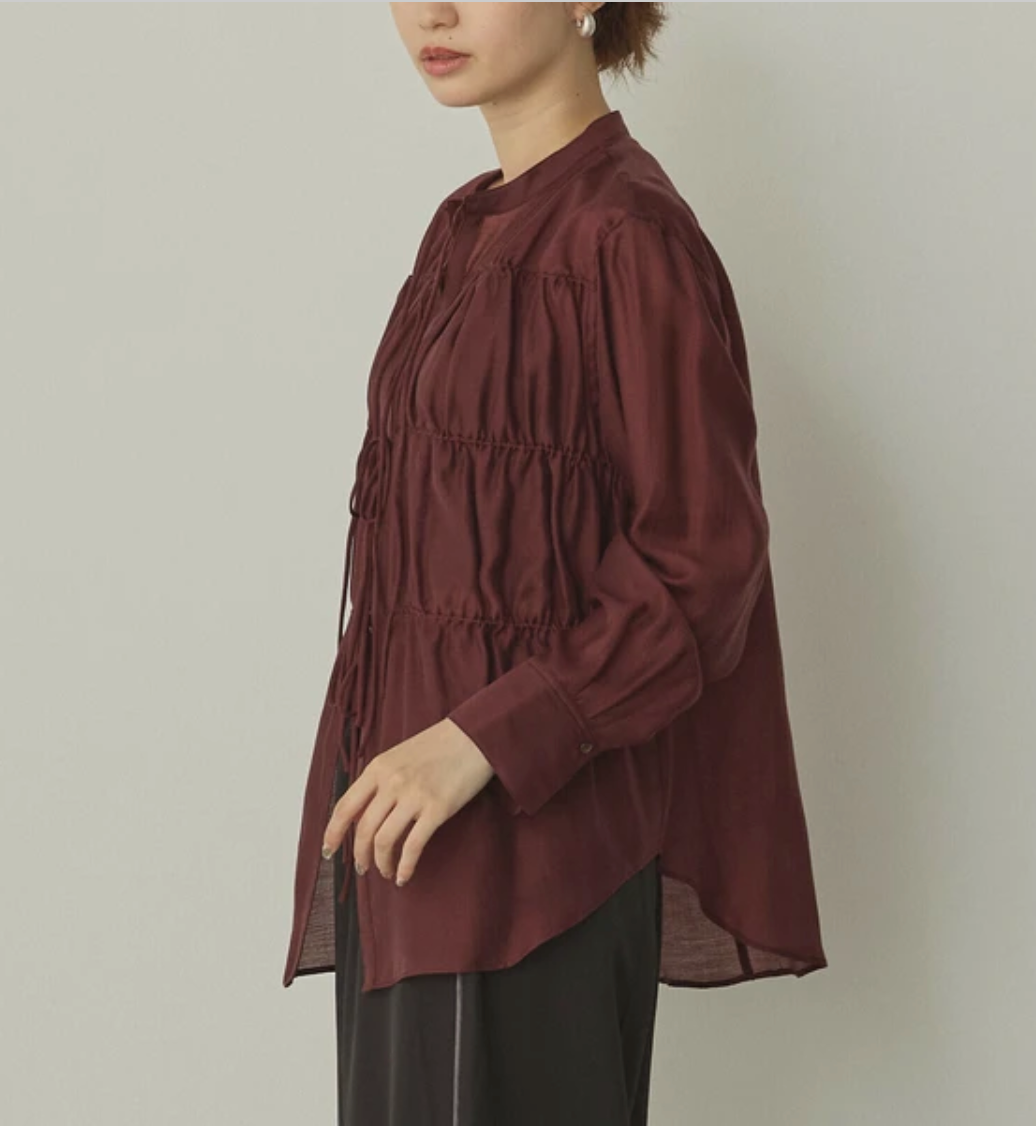 シアードビー織り シャーリングシャツ 2025新作 A/W