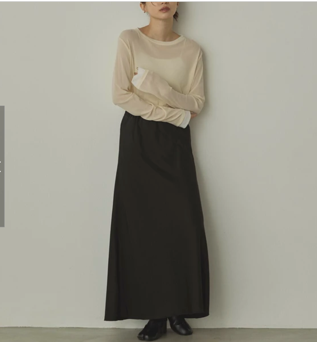 パワーネット バイカラートップス 2025新作 A/W