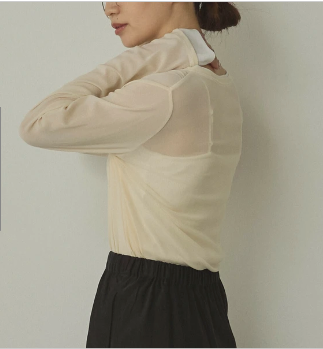 パワーネット バイカラートップス 2025新作 A/W