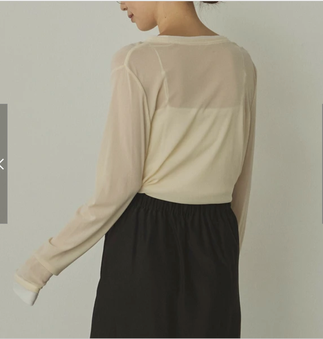 パワーネット バイカラートップス 2025新作 A/W