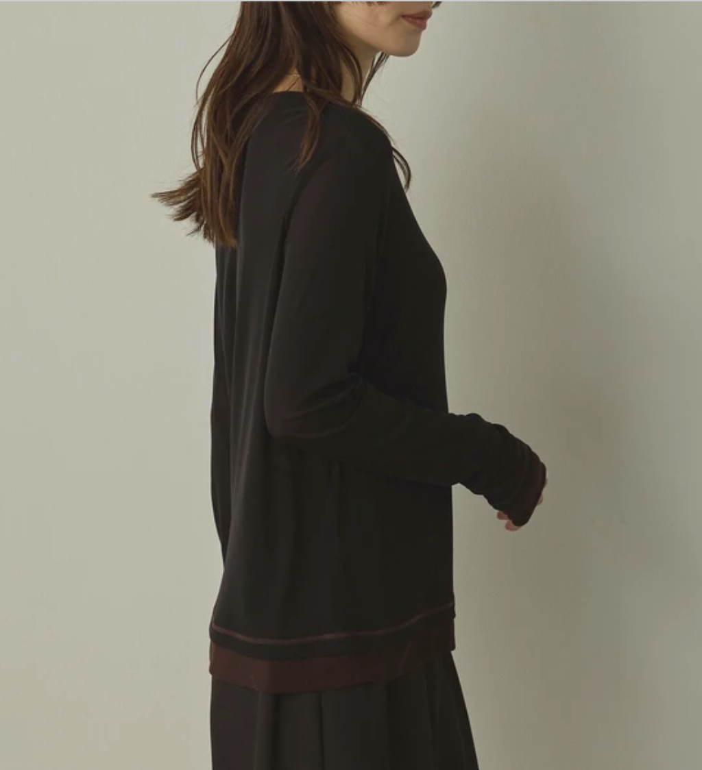 パワーネット バイカラートップス 2025新作 A/W