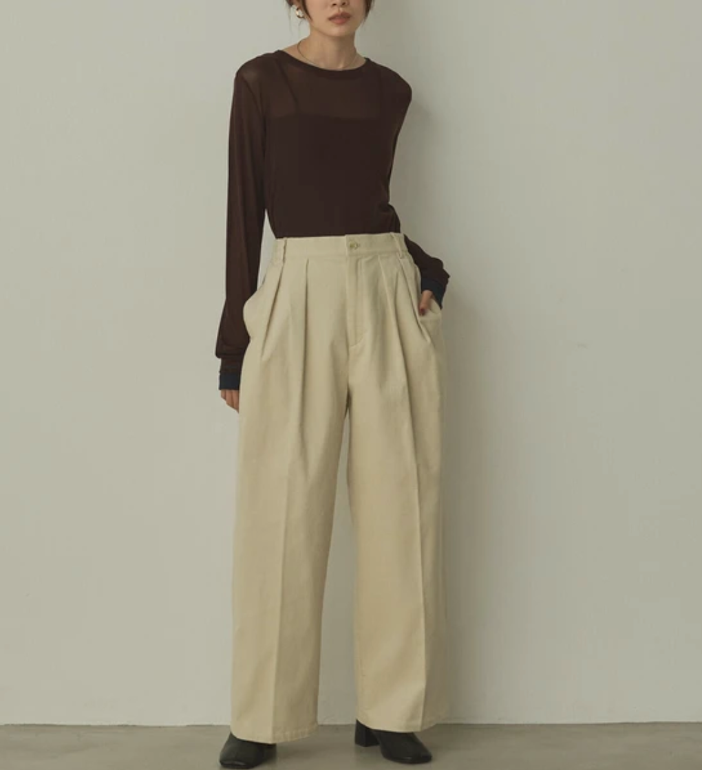 パワーネット バイカラートップス 2025新作 A/W