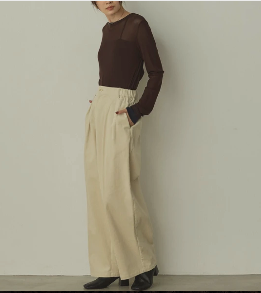 パワーネット バイカラートップス 2025新作 A/W