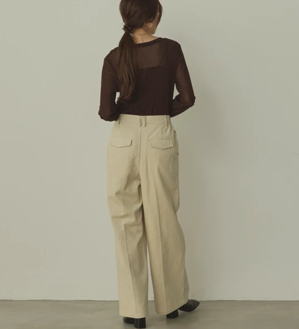 パワーネット バイカラートップス 2025新作 A/W