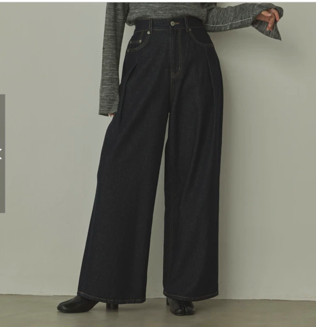 ポケットタックデニム   10ozデニム 2025新作 秋冬