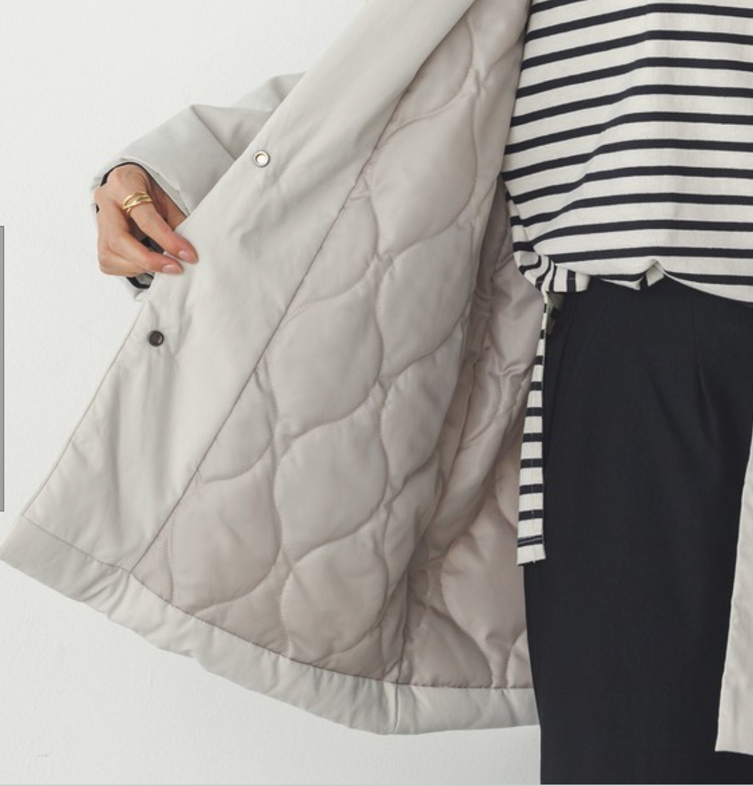 ピーチ テーラードミドルコート