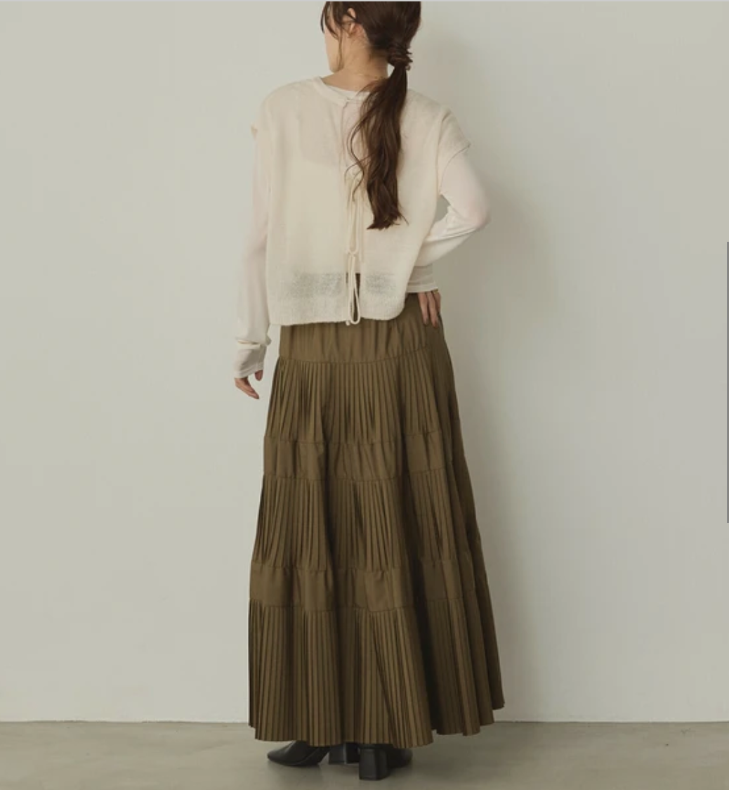 シアーアルパカ ニットトップス 2025新作 A/W