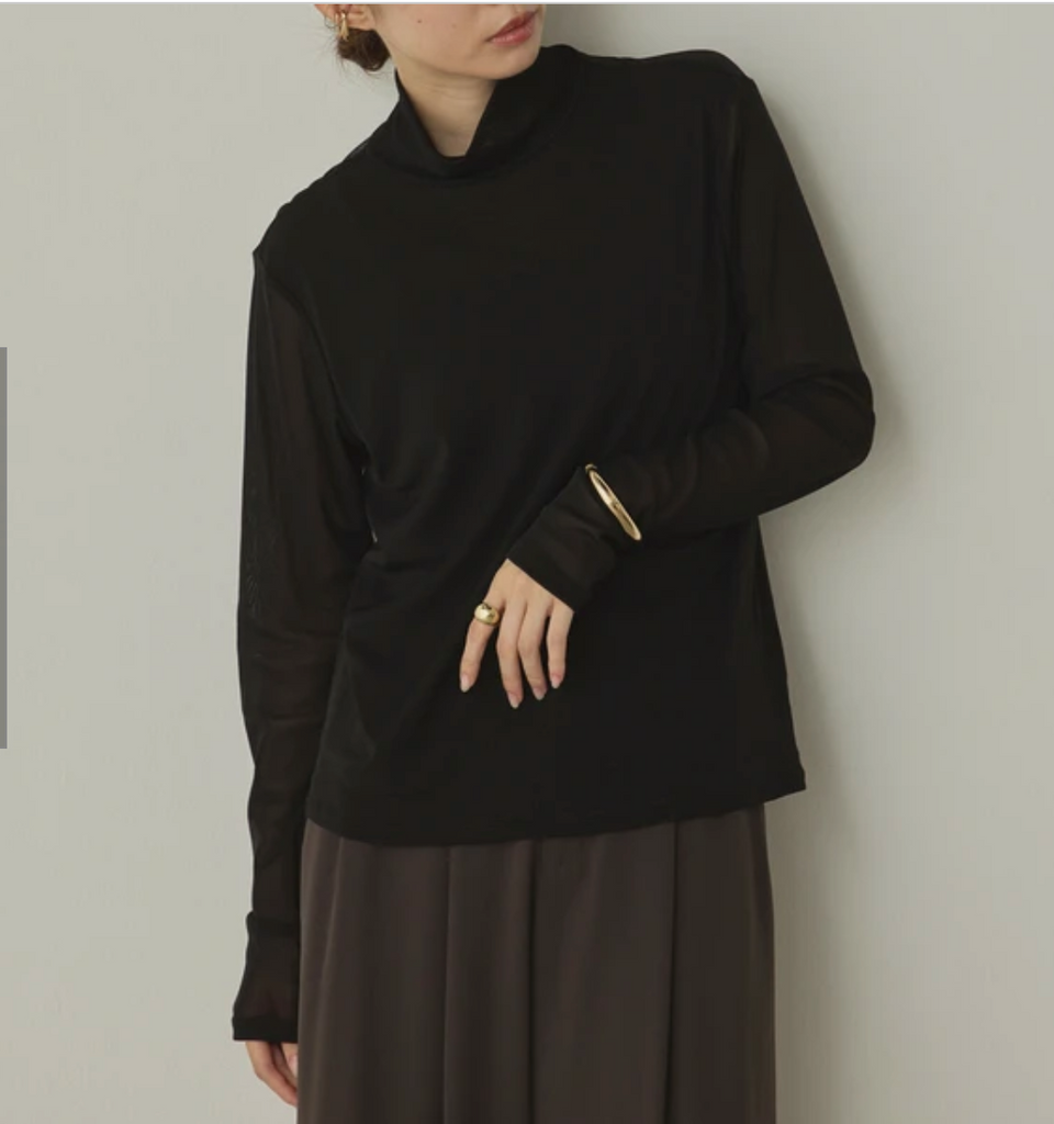 タイムセール❣️新品未使用　タグ付き❣️アンジェリーナ　ジャガードシアートップス パワーネット フロントダブル タートルシアートップス 2025新作