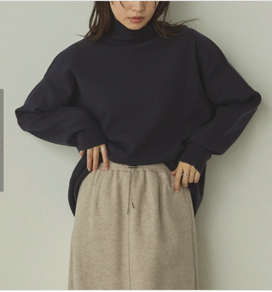 静電気防止 やわもちヤーン タートルドルマンニット 2025新作 秋冬