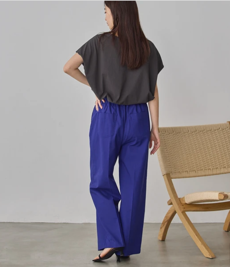 フレンチリネン ストレートパンツ
