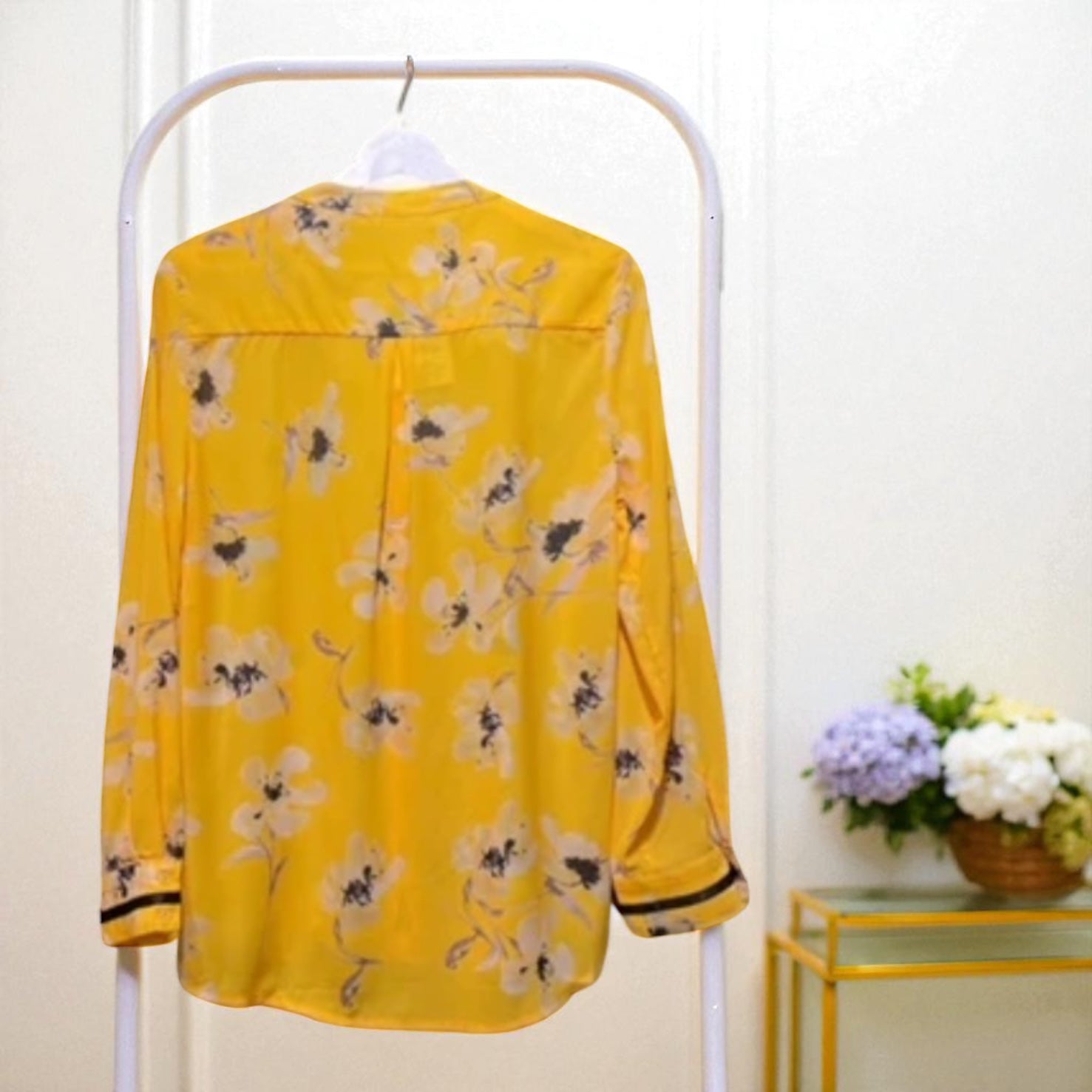 2025新作フラワーリボンブラウス