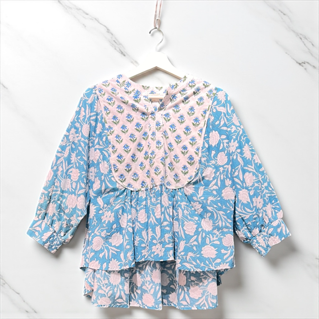 インド綿 ブラウス