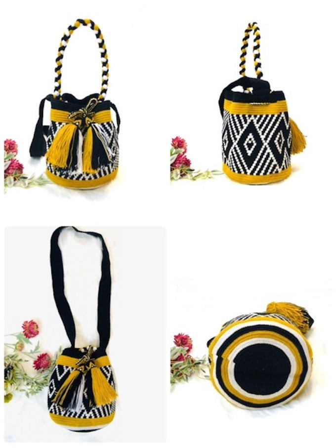 コロンビア製ワユーバッグ Wayuu Bag /M size 2 ways  全2色