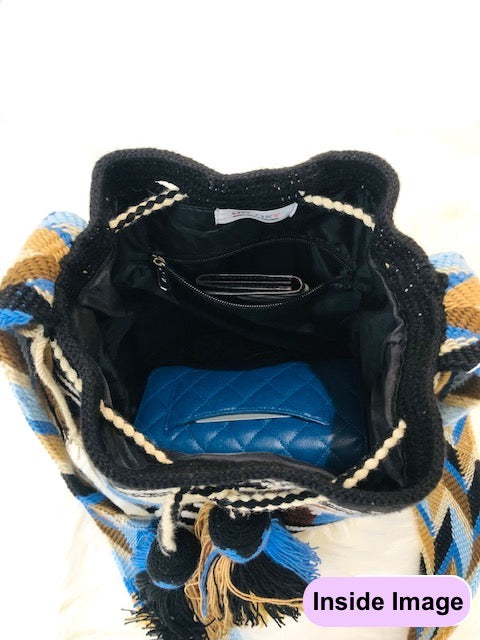 コロンビア製ワユーバッグ〈インナーポケット付き〉Wayuu Bag /L size 全2 色