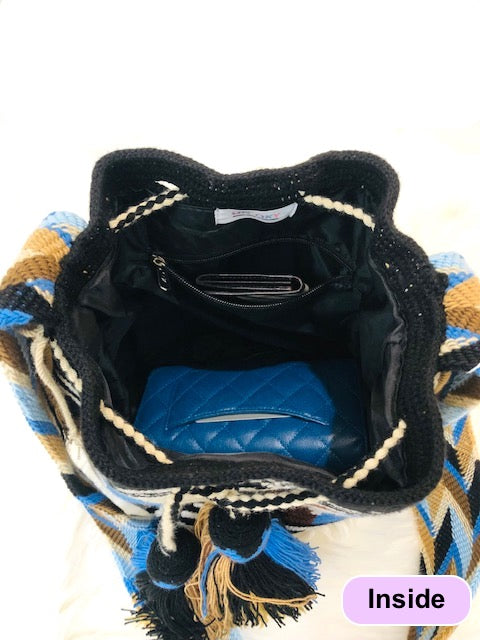 コロンビア製ワユーバッグ〈インナーポケット付き〉Wayuu Bags / Lサイズ2ways/全4 色