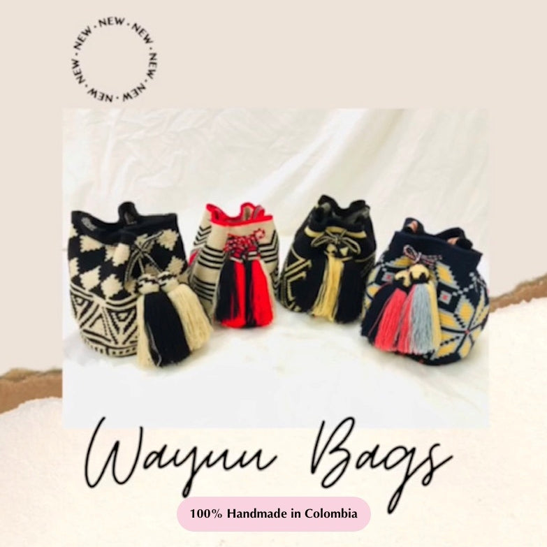 ワユーバッグ 、コロンビア製ワユーバッグ特 Wayuu Bag /M size全4色