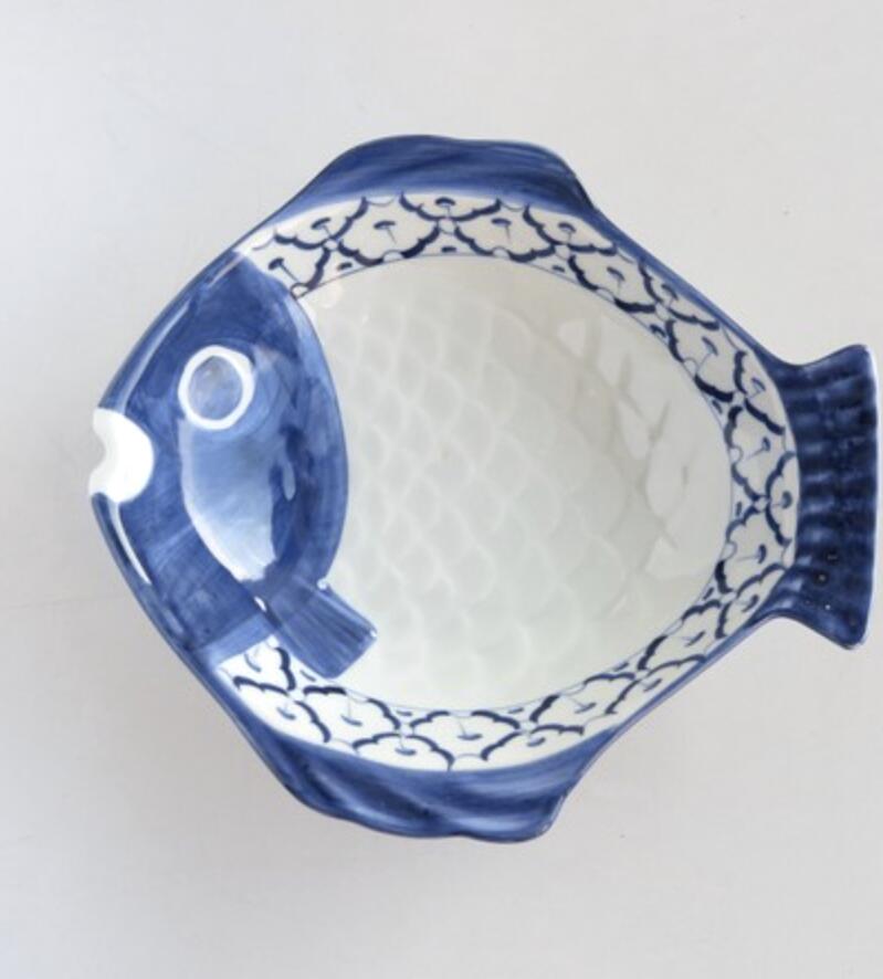 タイ青白陶器　魚皿