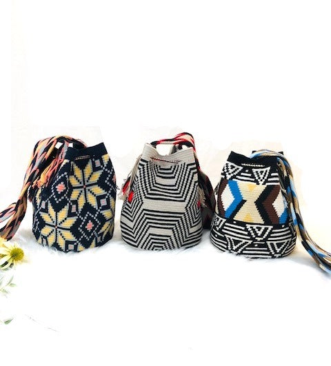 コロンビア製ワユーバッグ〈インナーポケット付き〉Wayuu Bag /L size 全3 色